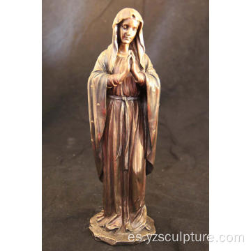 Estatua decorativa de bronce Virgen orando para la venta